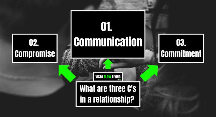 What are three C's in a relationship